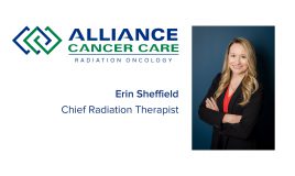 Meet Erin Sheffield: Chief Radiation Therapist